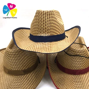 China Custom Outdoor Summer Straw Cowboy Hat