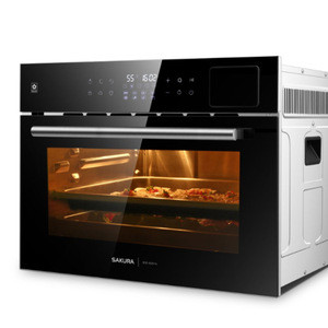 China Household kitchen 55L large-capacity Stainless Steel oven steam baking toaster electric