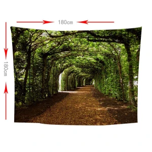 China manufacturer polyester durable 3d digital printed tapestry