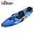 China manufacturer rotomolded plastic 2+1 family ocean kayak