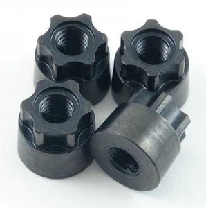 china OEM manufacturer best selling  5 AXIS cnc machining Parts plastic wheel nut by your drawing