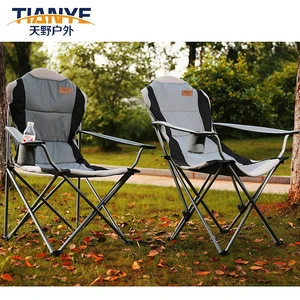 China Supplier Deluxe Padded Lightweight Folding Camping Garden Chair