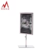 China supplier High quality Height adjustable table metal A5 poster frame display stand for shop promotion