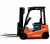 Chinese Cheap 48v Four Wheels Electric Storage Battery Forklift Truck Full Electric Pallet Forklift with Four Big Tyres