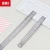 Import Chinese factory logo suppliers metal rulers 30 cm ruler  metal ruler for school students and office from China