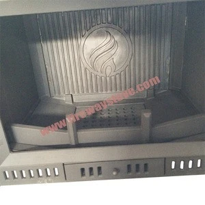 Chinese manufacturers insert stove cast iron material wood burning fireplace