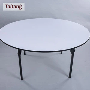 Chinese wholesale hotel round plywood banquet table