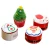 Christmas Decoration Cute Pure Cotton Cut Pile Cake Towel Crafts  Christmas gift Cupcakes Hand Towel Set