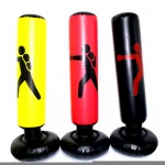 CHRT 0.3mm Durable Pvc Custom Inflatable Boxing Bags with Red Black Yellow