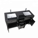 Classic Design Double Bathroom Sink Vanities For Sale