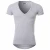 Import Classical design soft jersey mens v-neck collar plain custom logo blank tee shirt OEM service from China