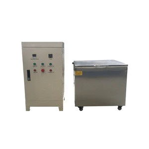 Cleaning of air compressor parts by ultrasonic machine