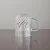 Import clear crystal glass cup tea cup coffee cup with handle barware 8 oz from China