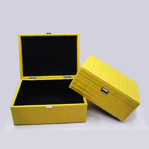 Cloakroom accessories wardrobe decoration whole house exhibition hall soft display set props model room leather soft storage box