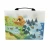 Import CMYK printing A4 size plastic portfolio briefcase PP document bag plastic file box with handle from China