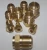 cnc lathe round turning brass aluminium parts with screw machining machine product