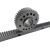 Import CNC M2 high precision helical gear rack and pinion in stock from China