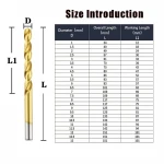 Cobalt High Speed Steel Twist Drill Bit High Quality 6542 Stainless Steel Tool Set Accessories for Metal Stainless Steel Drill