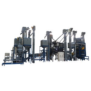 coffee bean cleaning and processing machine plant