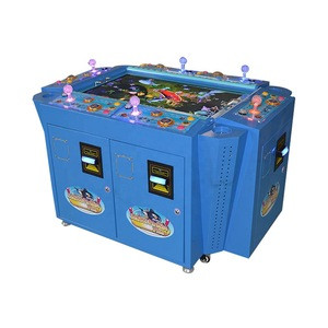 Coin Operated Mini 6 Players Fishing Game Table Lottery Machine Fish Hunter Shooting Gambling for Adult