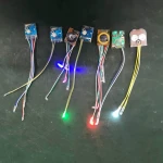 Color Change LED shoe light battery CR2032 flash shoes decoration