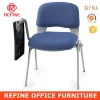comfortable modern fabric stackable school training room chair with writing pad RF-T001F