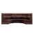 Import Commercial furniture blackish green leather restaurant club booth sofa cafe booth seating from China