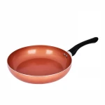Copper pan set ceramic fry pan non stick cooking pan set skillets with baklite handle