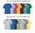 Import Cotton casual bottoming custom printing color round neck short-sleeved thin section T-shirt from China