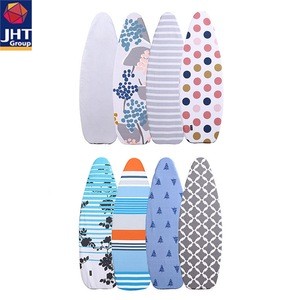 Cotton Printed Ironing Board Cover &amp; Pad Extra-thick Elasticated Heat Reflecting ironing board cover fabric