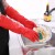 Import Creative Home Rubber Washing Cleaning Gloves Kitchen Dish Food Grade Household Cleaning Dishwashing Gloves for washing from China