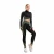 Import Cropped long sleeve training Yoga fitness wear workout clothes top and gym high waisted leggings set in pink from China