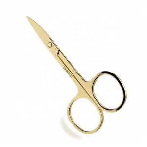 Curved Head Eyebrow Scissor Makeup Trimmer Facial Hair Remover Manicuring Scissor Nail Cuticle Tool