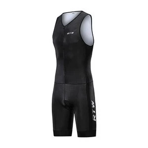 Custom cheap women pro team rear zipper one piece sleeveless triathlon wetsuit