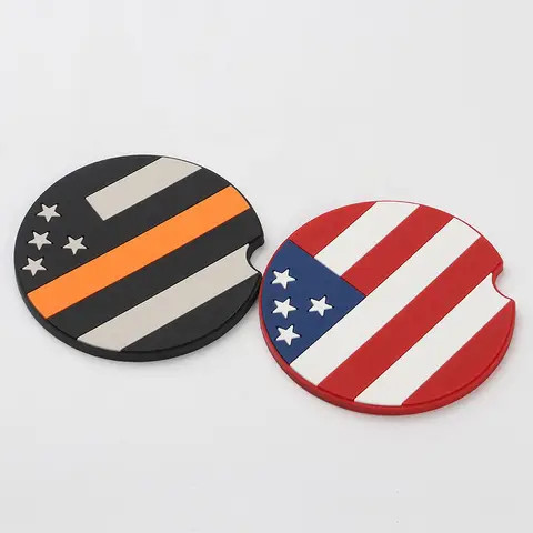 Buy Custom Design Soft Pvc Rubber Coasters Non Slip Cup Mat Promotional ...