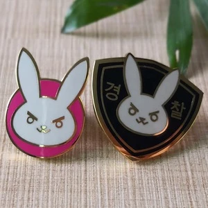 Custom enamel rabbit lapel pin manufacturers China Guangdong arts and crafts