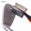 Custom golf accessories golf club cleaning brush sharpener 2 side Golf Brush