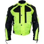 Custom high quality black / Green motorcycle wear