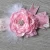 Import Custom jewelry polyester plastic fabric inlay crystal charm rose modelling bridal hair accessories from China