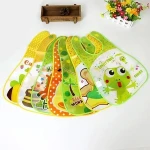 Custom Logo Breathable Comfortable PEVA Safe Waterproof Baby Bib