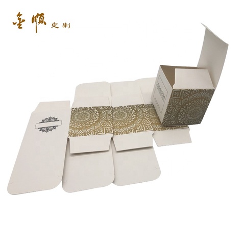 Buy Custom Logo Printed Cosmetic Bottle Box Elegant Perfume Paper Gift ...