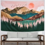 Custom Logo Printed Wall Hanging Tapestry For Home Decor
