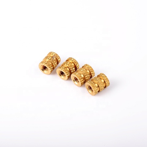 Custom M3 Brass Plastic Knurled Thread Insert Nut ABS Heat Insertion