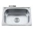 Import custom made 304 stainless steel kitchen sinks double bowl and single bowl from China
