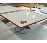 Custom-made modern restaurant artificial stone dining table for food