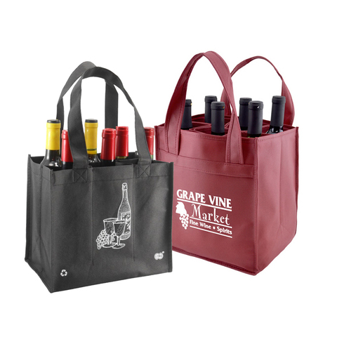 Buy Custom Printed Eco Friendly Recycle Pp Fabric Non Woven Wine ...