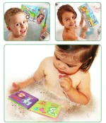 Custom printing Eco-friendly soft waterproof baby bath book toys
