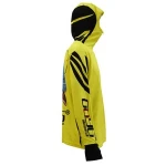Custom sublimation long sleeve fishing apparel men with hoodies OEM Design fishing jersey