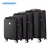 Import Custom tag front pocket abs handle carry-on 3 pcs travelling cases trolley suitcase sets luggage bag from China