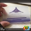 Customize Design Transparent Business Card Printing/ Clear Plastic Cards